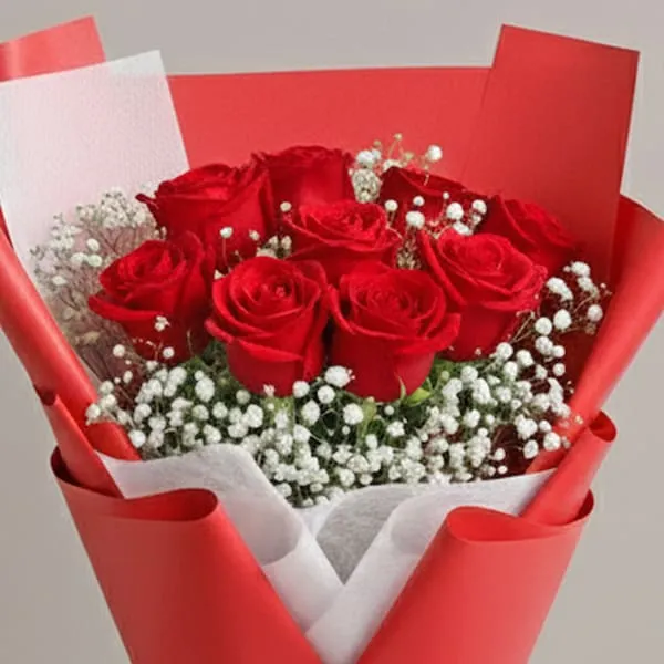 10 red roses bouquet 10 red roses bouquet
