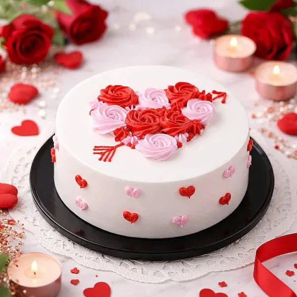 10 red roses and black forest cake 10 red roses and black forest cake