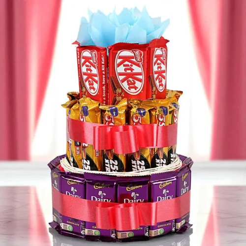 beautiful chocolatey love arrangement