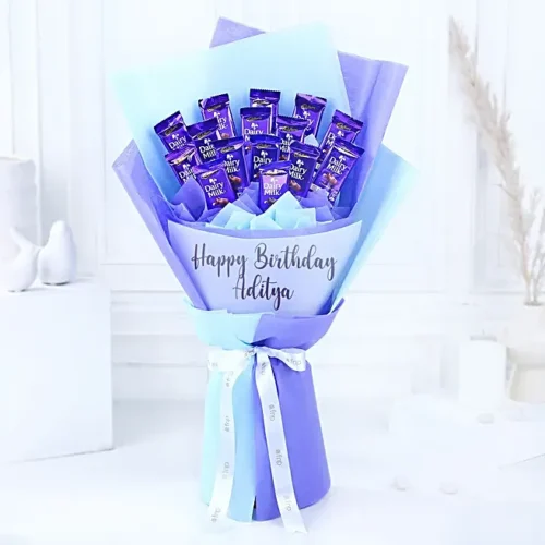chocolate bar birthday bouquet