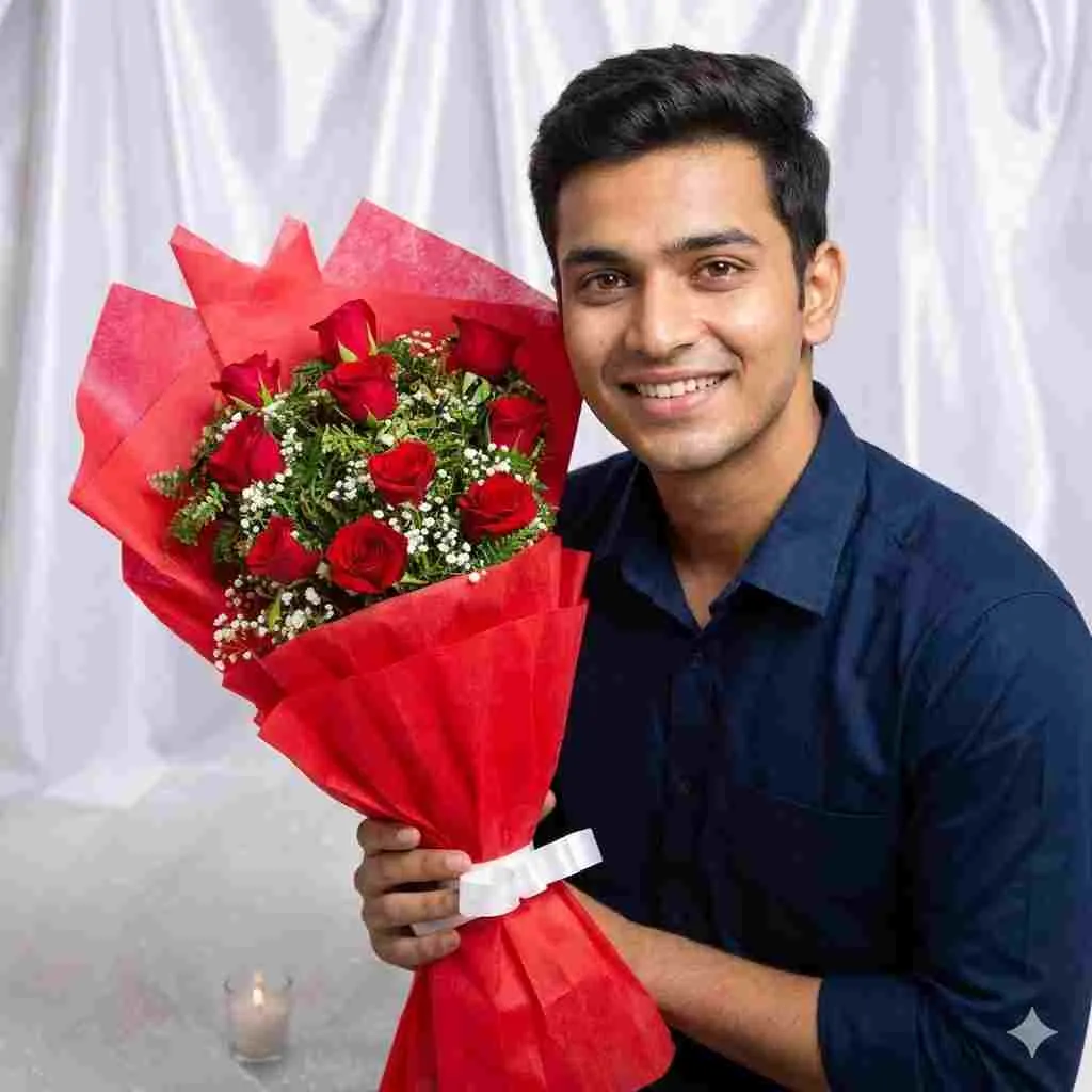 10 red roses bouquet 10 red roses bouquet