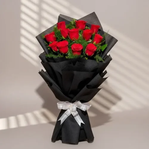 love red roses bouquet
