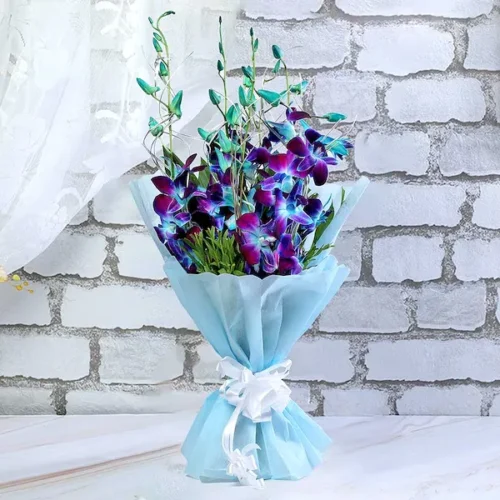 romantic orchid bouquet