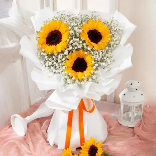 sunshine sunflower bouquet
