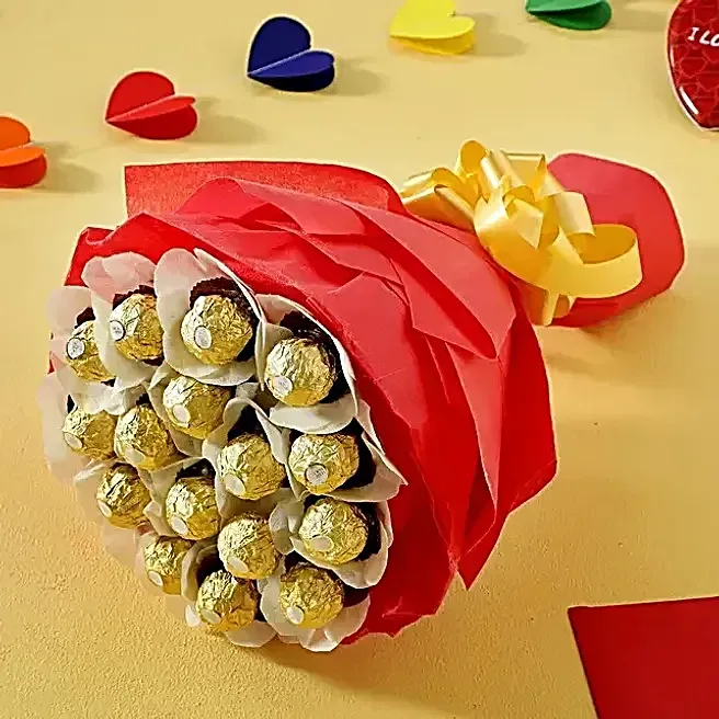 glistening rocher choco bouquet glistening rocher choco bouquet