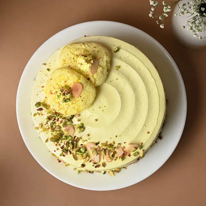rasmalai pista cream cake rasmalai pista cream cake