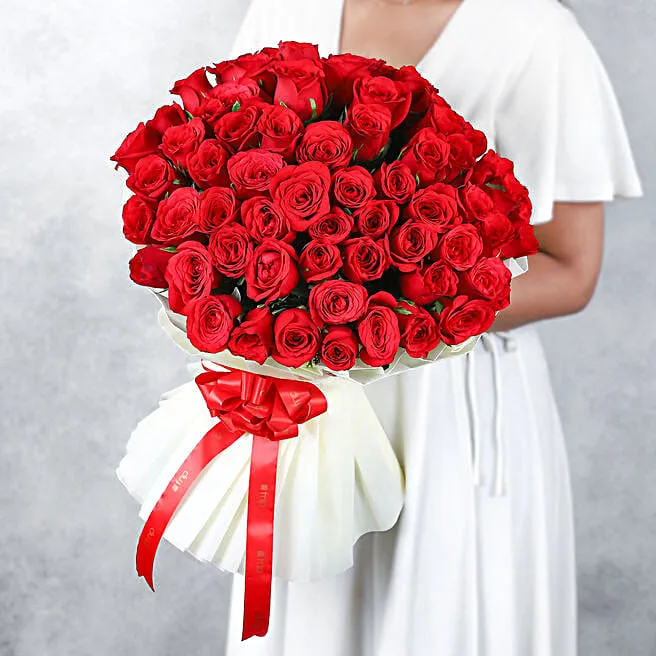 majestic 50 red roses bouquet majestic 50 red roses bouquet